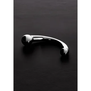 Massagestab doppelseitig Silber 20,5 cm