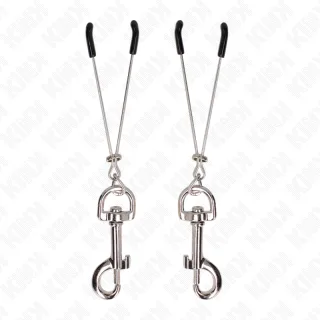 Nippelklemmen Dünne Haken-Nippelklammere Silber